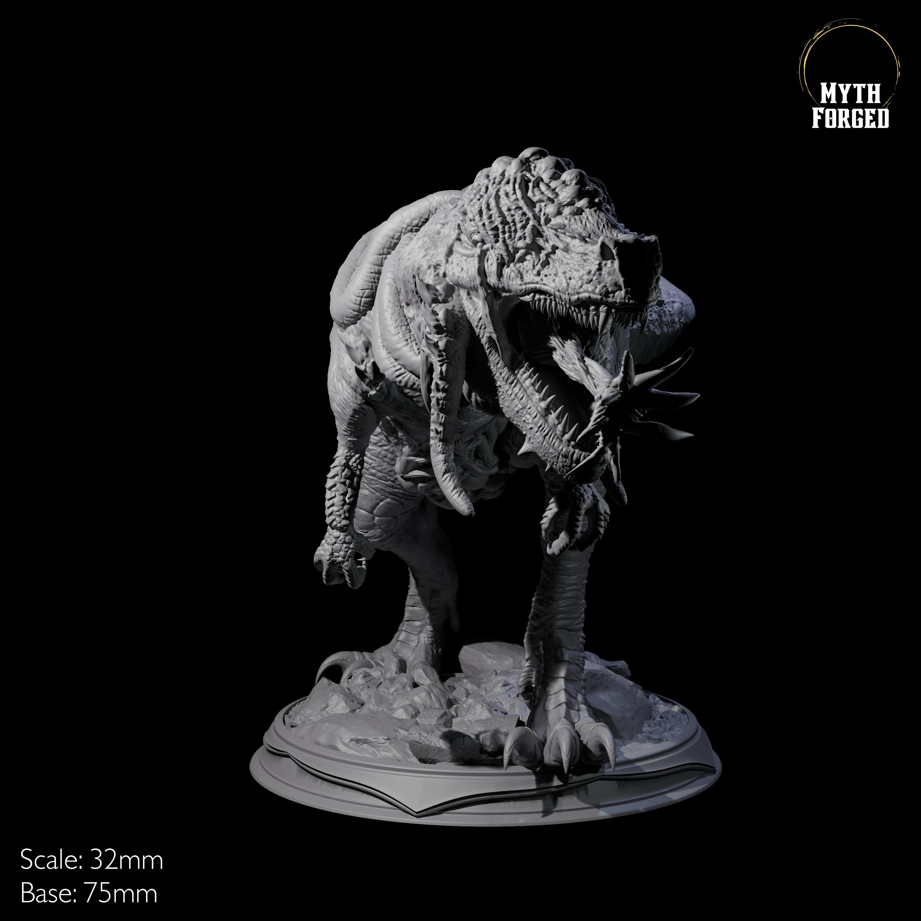 Infected T-rex Undead Miniature: D&D, Pathfinder, Tabletop RPG - Etsy