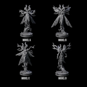 Four Corrupted Underdark Dryads Miniature for D&D, Dungeons and Dragons, Pathfinder and many other tabletop games