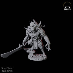 Gnoll Klauen Kämpfer Miniatur B für D&D, Dungeons and Dragons, Pathfinder und viele andere Tabletop Spiele