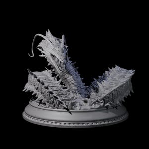 Frothing Leviathan Miniature for D&D, Dungeons and Dragons, Pathfinder and many other tabletop games