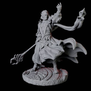 Elf Cleric Miniature A for D&D, Dungeons and Dragons, Pathfinder and many other tabletop games