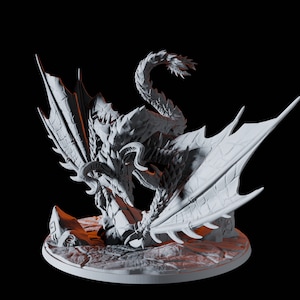 Wyvern Miniature for D&D, Dungeons and Dragons, Pathfinder and many other tabletop games