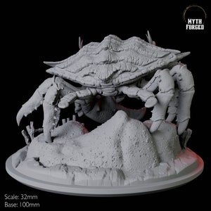 Tambanokano, a miniatura do caranguejo gigante para D&D, Dungeons and Dragons, Pathfinder, Call of Cthulhu e muitos outros jogos de mesa