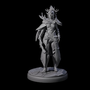 Dunkelelfen-Assassine Miniatur für D&D, Dungeons and Dragons, Pathfinder und viele andere Tabletop-Spiele