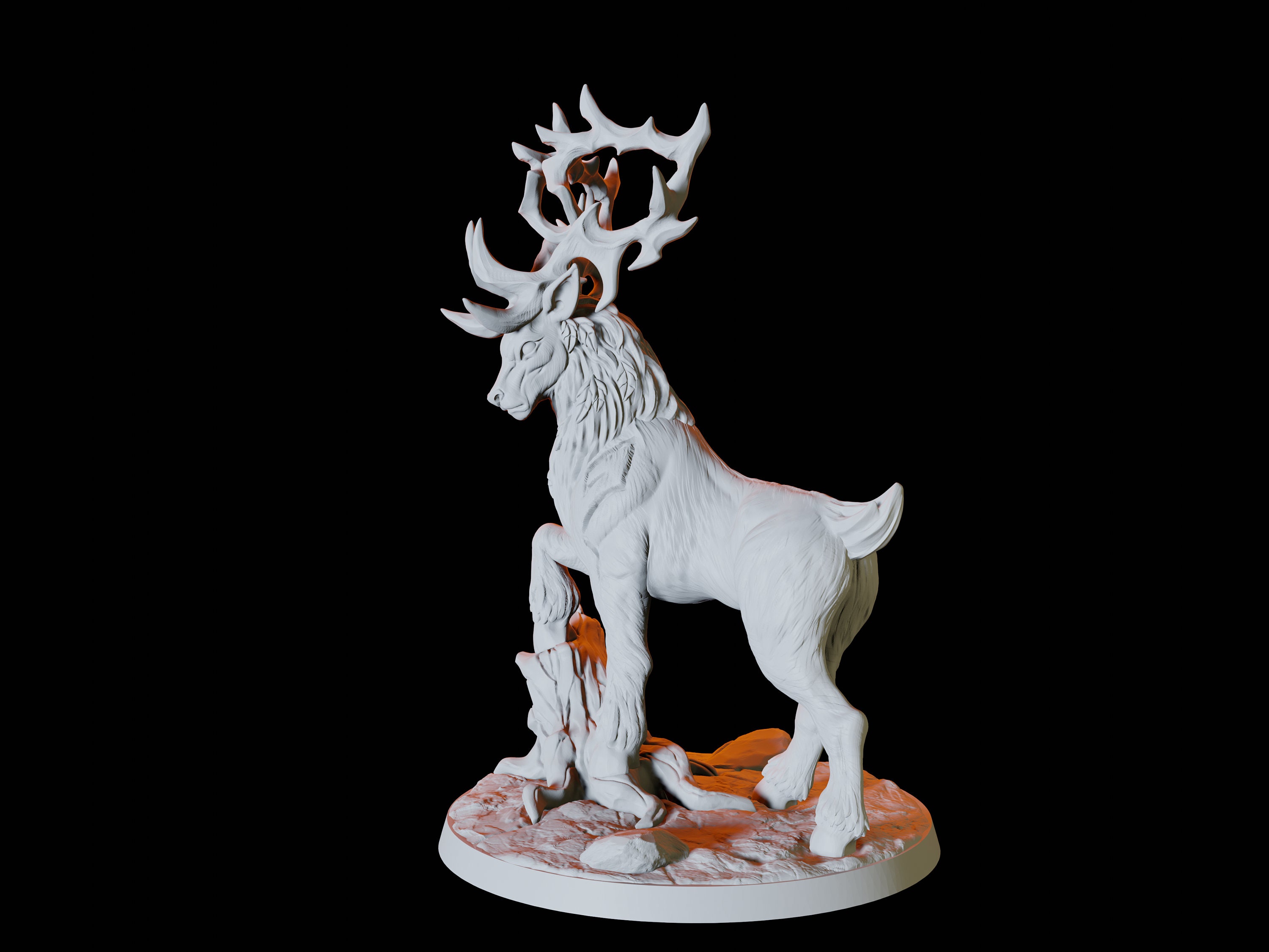 Giant Elk or Deer Miniature for D&D Dungeons and Dragons Etsy Canada