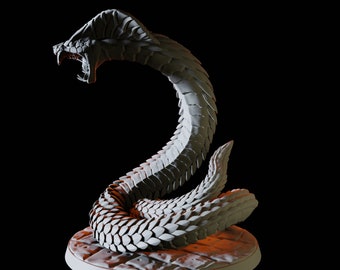 Giant Snake Miniature: D&D, Pathfinder, Tabletop RPG