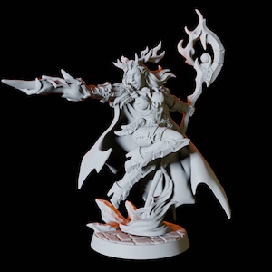 Elven Druid Female Miniature for D&D, Dungeons and Dragons, Pathfinder and many other tabletop games