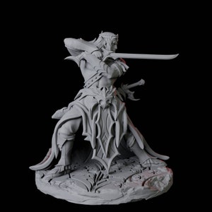 Elf Sword master Miniature for D&D, Dungeons and Dragons, Pathfinder and many other tabletop games