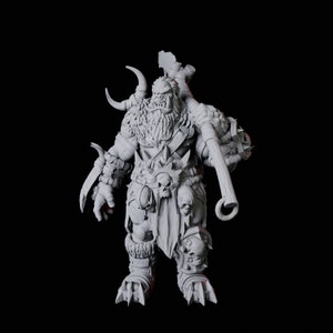 Orc Warrior Miniature A for D&D, Dungeons and Dragons, Pathfinder and many other tabletop games