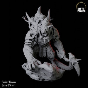 Gnoll Klauen Kämpfer Miniature C für D&D, Dungeons and Dragons, Pathfinder und viele andere Tabletop Spiele