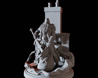 Father Christmas or Santa Miniature for D&D, Dungeons and Dragons, Pathfinder and many other tabletop games