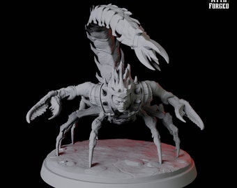 Lot De 5 Figurines Désert Monstre : Serpent, Scorpion, Scarabée, Lézard - 28mm Pour Tabletop - Neuf