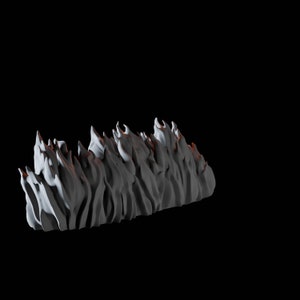 Wall of Fire Miniature for D&D, Dungeons and Dragons, Pathfinder and many other tabletop games