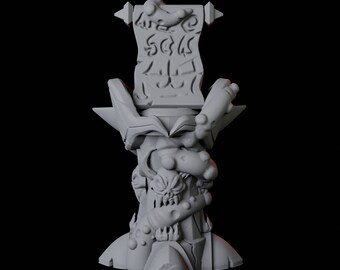 Cultist Lectern with Cthulhu tentacles Scatter Terrain Miniature for D&D, Dungeons and Dragons, Pathfinder and many other tabletop games