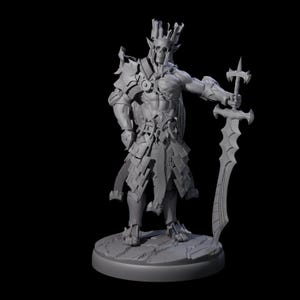 Deadly Dark Elf Marauder F Miniature for D&D, Dungeons and Dragons, Pathfinder and many other tabletop games