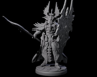 Steadfast Dark Elf Guard L Miniature voor D&D, Dungeons and Dragons, Pathfinder en vele andere tafelspellen