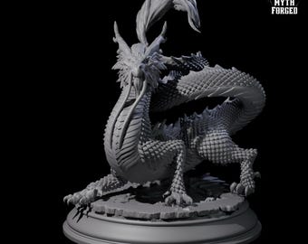 Miniatura de Dragón Dorado: D&D, Pathfinder, juego de rol de mesa