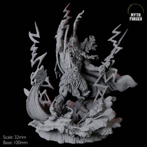 Hekaton, King of the Storm Giants Miniature for D&D, Dungeons and Dragons, Pathfinder and many other tabletop games
