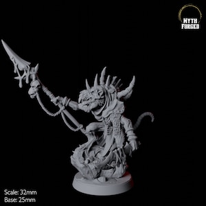 Ratfolk General Miniature for D&D, Dungeons and Dragons, Pathfinder and many other tabletop games
