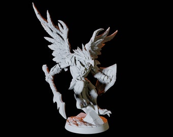 Aarakocra Miniature with Spear and Shield for D&D, Dungeons and Dragons, Pathfinder and many other tabletop games