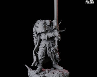 Armored Goliath Barbarian Miniature C voor D&D, Dungeons and Dragons, Pathfinder en vele andere tafelspellen