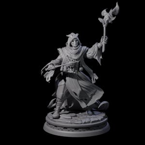 Masked Robed Cultist C Miniature for D&D, Dungeons and Dragons, Pathfinder and many other tabletop games