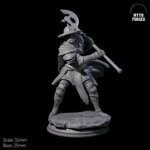 Inquisitor Knight B Miniature for D&D, Dungeons and Dragons, Pathfinder and many other tabletop games