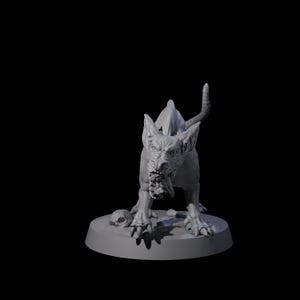 Snarling Goblin Dog B Miniature for D&D, Dungeons and Dragons, Pathfinder and many other tabletop games