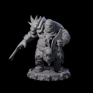 Miniatura Savage Skullmarch Ogre G per D&D, Dungeons and Dragons, Pathfinder e molti altri giochi da tavolo