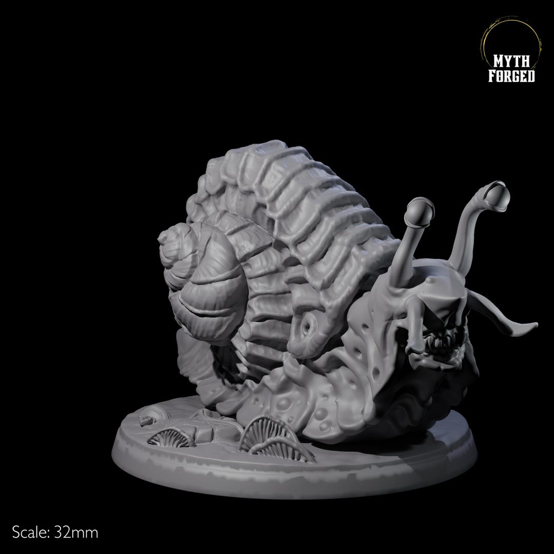 Snail Gd Sluggish Giant Snail Miniature D for D&D, Dungeons and Dragons ...