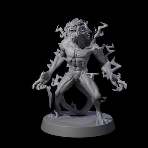 Sparking Lightning Mephit Miniature for D&D, Dungeons and Dragons, Pathfinder and many other tabletop games