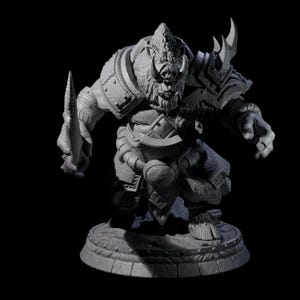 Blackthorn Wereboar P Miniature for D&D, Dungeons and Dragons, Pathfinder and many other tabletop games