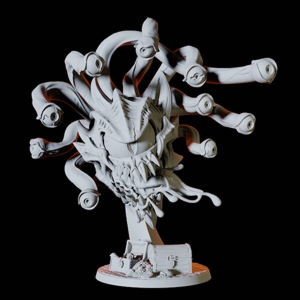 Evil Beholder Miniature for D&D, Dungeons and Dragons, Pathfinder and many other tabletop games