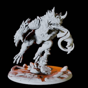 Giant Toad or Froghemoth Miniature for D&D, Dungeons and Dragons, Pathfinder and many other tabletop games