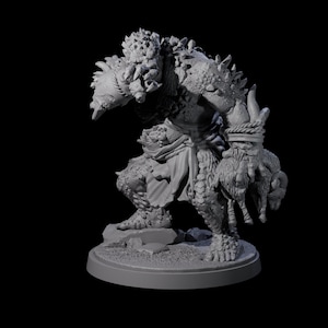 Rocky Ogre C Miniatura per D&D, Dungeons and Dragons, Pathfinder e molti altri giochi da tavolo