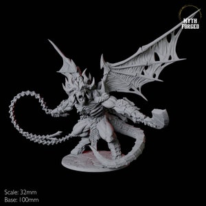 Bedrohliche Balor Miniatur für D&D, Dungeons and Dragons, Pathfinder und viele andere Tabletop Spiele