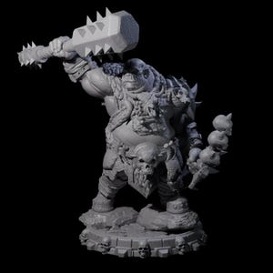 Savage Skullmarch Ogre E Miniature per D&D, Dungeons and Dragons, Pathfinder e molti altri giochi da tavolo