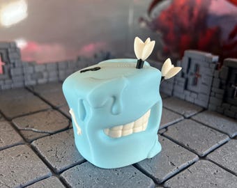 グルーピーゼラチンキューブマルチカラーテーブルレディミニチュア、D&D、ダンジョンズ＆ドラゴンズ、パスファインダー、その他多くのテーブルゲーム用