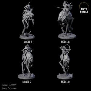 Vier angreifende Dunkelelfen oder Drow Kämpfer auf Underdark Ankheg Miniaturen für D&D, Dungeons and Dragons, Pathfinder und andere Tabletop-Spiele