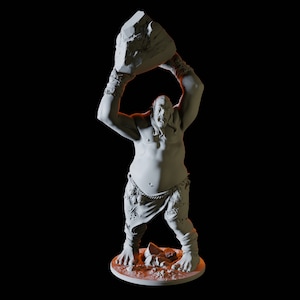 Hill Giant Miniature for D&D, Dungeons and Dragons, Pathfinder and many other tabletop games