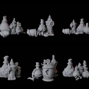 Potions Scatter Terrain Miniature for D&D, Dungeons and Dragons, Pathfinder and many other tabletop games