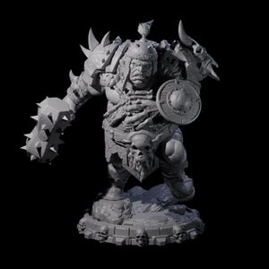 Savage Skullmarch Ogre L in miniatura per D&D, Dungeons and Dragons, Pathfinder e molti altri giochi da tavolo