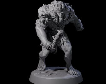 Creeping Bugbear Stalker A Miniature for D&D, Dungeons and Dragons, Pathfinder and many other tabletop games