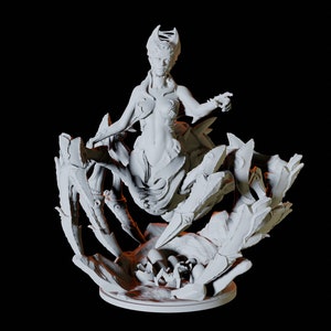 Spider Queen or Lolth or Drider Miniature for D&D, Dungeons and Dragons, Pathfinder and many other tabletop games