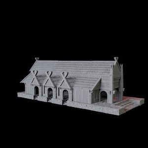 Éléments de décor dispersés pour la Grande Salle (D&D, Donjons et Dragons, Pathfinder et jeux de guerre) - Royaume de Saxe
