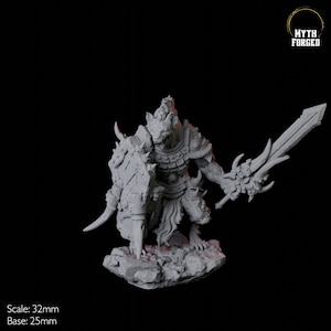 Gnoll Scout Miniature B for D&D, Dungeons and Dragons, Pathfinder and many other tabletop games