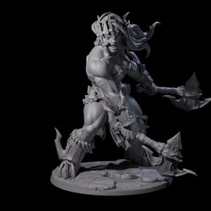 Storming Battle Frost Giant Miniature for D&D, Dungeons and Dragons, Pathfinder and many other tabletop games