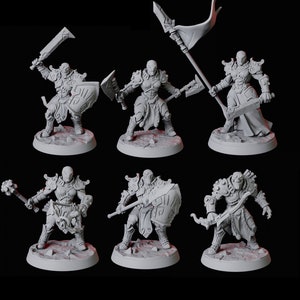 Battle-Ready Warforged Army Miniatures for D&D, Dungeons and Dragons, Pathfinder and many other tabletop games