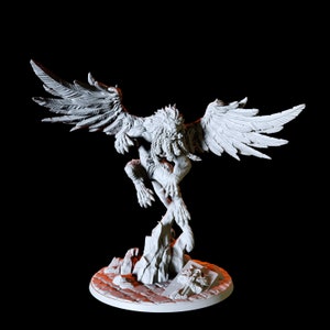 Miniature de lion ailé pour D&D, Donjons et Dragons, Pathfinder et bien d’autres jeux de table