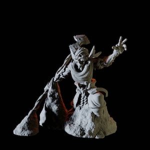 Desert Zombie or Undead Skeleton Miniature for D&D, Dungeons and Dragons, Pathfinder and many other tabletop games